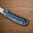 Boker Shango Crossbar Folding Knife 3.38" 440 Steel Blade Blue Micarta Handle