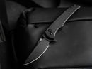 Boker Blackjay Folding Knife 3.5" 440 Steel Blade Black G10 Handle