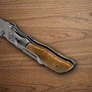 Boker Magnum Forest Ranger Folding Knife 4" 440 Steel Blade Burl Wood Handle