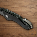 Boker Magnum Compact Rescue Folding Knife 1.88" 440 Steel Blade Black Aluminum Handle