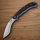 Boker Magnum  Kukri Folding Knife 4.63" 440 Steel Blade Black G10 Handle