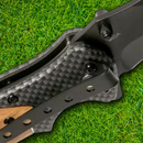 Boker Magnum Blomkvist Folding Knife 3.38" 440 Steel Blade Olive Wood Handle