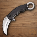 Boker Magnum Alpha Kilo Folding Knife 2.75" 440A Steel Blade Black G10 Handle