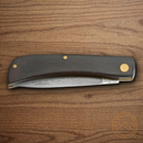 Boker Magnum Rangebuster Folding Knife 2.63" Damascus Steel Blade Ebony Wood Handle