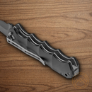Boker Magnum Stealth Tactical Folding Knife 3.75" 440 Steel Blade Black Aluminum Handle