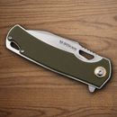 Boker Magnum Skeksis Folding Knife 3.25" 440 Steel Blade Green G10 Handle