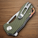 Boker Magnum Tadpole Folding Knife 2.38" 440 Steel Blade Green G10 Handle