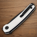 Boker Magnum Empery Folding Knife 3.25" 440 Steel Blade White G10 Handle