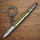 Boker Magnum 30-06 Bullet Folding Knife 1.5" Stainless Steel Blade Brass/Copper Handle
