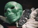 Boker Magnum Dia De Los Muertos Folding Knife 3.38" 440A Steel Blade Black Stainless Handle.