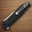 Boker Magnum Border Forest Folding Knife 3.38" 440A Steel Blade Black Micarta Handle