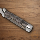 Boker Magnum Safari Mate Fixed Knife 6" 440 Steel Blade Wood Handle.