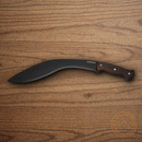 Boker Magnum Kukri Machete Knife 15.13" 420 Steel Blade Brown Wood Handle
