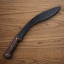 Boker Magnum Kukri Machete Knife 15.13" 420 Steel Blade Brown Wood Handle