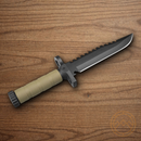 Boker Magnum M-Spec Survival Fixed Knife 7.88" 7Cr17MoV Steel Blade Olive FRN Handle