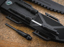 Boker Magnum M-Spec Survival Fixed Knife 7.88" 7Cr17MoV Steel Blade Olive FRN Handle