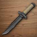 Boker Magnum M-Spec Survival Fixed Knife 7.88" 7Cr17MoV Steel Blade Olive FRN Handle