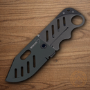 Boker Plus Credit Card Folding Knife 2.25" 440C Steel Blade Black Titanium Handle