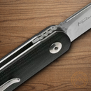 Boker LRF Folding Knife 3" VG-10 Steel Blade  Black G10 Handle