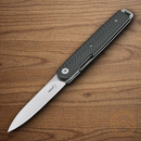 Boker LRF Folding Knife 3" VG-10 Steel Blade Carbon Fiber Handle