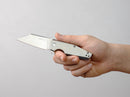 Boker Plus Petit Folding Knife 2.88" D2 Tool Steel Blade Stainless Handle