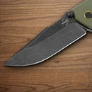 Boker Plus Kihon Folding Knife 3.38" D2 Tool Steel Blade Green G10 Handle