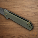 Boker Plus Kihon Folding Knife 3.38" D2 Tool Steel Blade Green G10 Handle