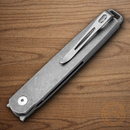 Boker Plus LRF Folding Knife 3.25" Damascus Steel Blade Titanium Handle