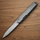 Boker Plus LRF Folding Knife 3.25" Damascus Steel Blade Titanium Handle