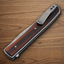 Boker Plus Urban Trapper Folding Knife 3.5" Damascus Steel Blade Cocobolo Wood Handle