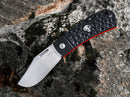 Boker Plus Bad Guy Folding Knife 3.5" D2 Tool Steel Blade Black G10 Handle.