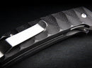 Boker Plus Haddock Pro Folding Knife 3.5" D2 Tool Steel Blade Black G10 Handle