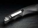 Boker Plus Shade Folding Knife 3" D2 Tool Steel Blade Black G10 Handle.