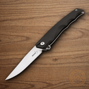 Boker Plus Shade Folding Knife 3" D2 Tool Steel Blade Black G10 Handle.
