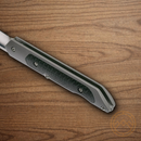 Boker Plus Genios Folding Knife 3" VG-10 Steel Blade Black Titanium/Carbon Fiber Handle.