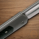 Boker Plus Genios Folding Knife 3" VG-10 Steel Blade Black Titanium/Carbon Fiber Handle.