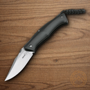 Boker Plus Kerberos Folding Knife 3.5" D2 Tool Steel Blade Black G10 Handle.