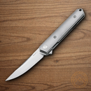Boker Plus Kwaiken Mini Folding Knife 3" D2 Tool Steel Blade Gray Titanium Handle
