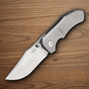 Boker Plus Jive Folding Knife 3" D2 Tool Steel Blade Gray Titanium Handle
