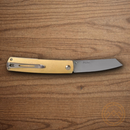 Boker Plus Tenshi Folding Knife 2.63" VG-10 Steel Blade Brass Handle.