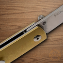 Boker Plus Tenshi Folding Knife 2.63" VG-10 Steel Blade Brass Handle.