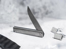 Boker Plus Gemma Folding Knife 2.5" Damascus Steel Blade Damascus Steel Handle