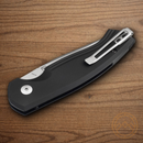 Boker Plus Karakurt Folding Knife 3.13" 154CM Steel Blade Black Aluminum Handle