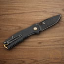 Boker Plus Fieldfolder Folding Knife 3.38" D2 Tool Steel Blade Black G10 Handle