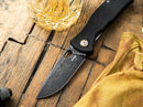 Boker Plus Fieldfolder Folding Knife 3.38" D2 Tool Steel Blade Black G10 Handle