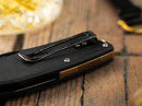 Boker Plus Fieldfolder Folding Knife 3.38" D2 Tool Steel Blade Black G10 Handle