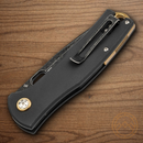 Boker Plus Fieldfolder Folding Knife 3.38" D2 Tool Steel Blade Black G10 Handle