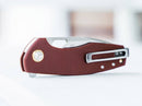 Boker Plus Little Friend Folding Knife 3" CPM S35VN Steel Blade Red G10 Handle