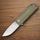 Boker Plus Baba Yaga Folding Knife 2.75" M390 Steel Blade Green Micarta Handle