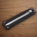 Boker Plus Slike Folding Knife 3" D2 Tool Steel Blade Black G10 Handle